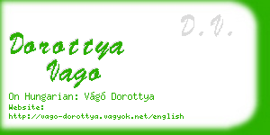 dorottya vago business card